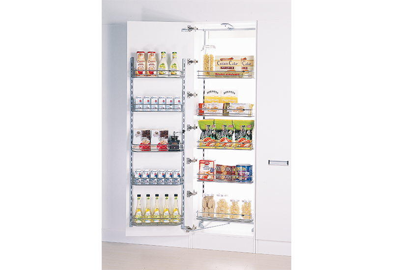 Is the cabinet pull out baskets easy to use